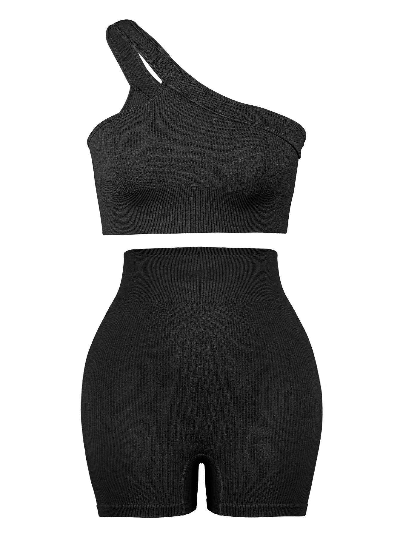 Seamless Sports Set Women Fitness Outfit Rib Yoga Suit Running Bra without Pad with Workout Leggings Gym Sportswear